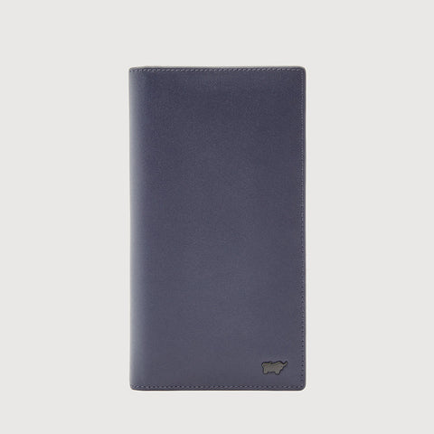 LUCIO BIFOLD LONG WALLET WITH ZIP COMPARTMENT (BOX GUSSET)