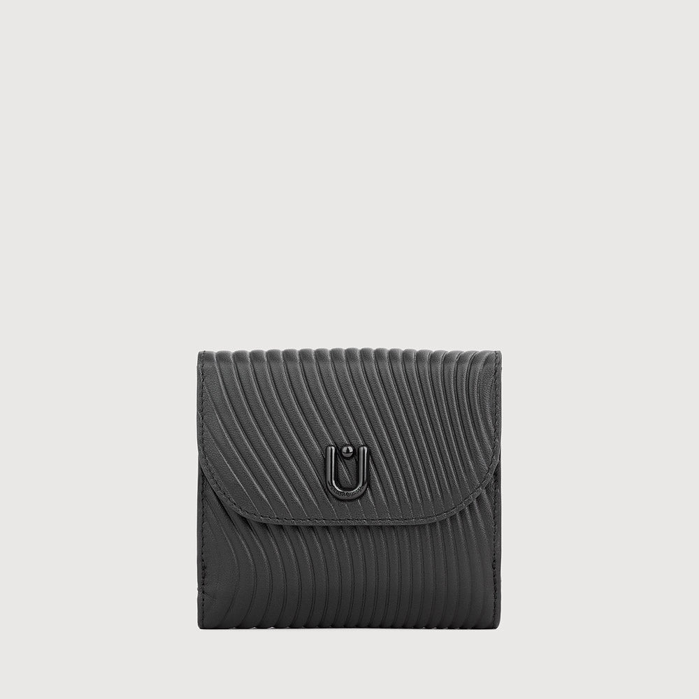 POMMICE BIFOLD SMALL WALLET WITH EXTERNAL COIN COMPARTMENT