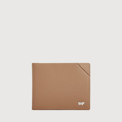 SLATE CENTRE FLAP CARDS WALLET