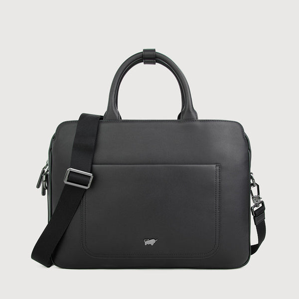 BRAUN BUFFEL 黒レザー2wayビジネスバッグ STUDIO BRIEFCASE – Braun Büffel Indonesia