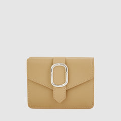 CERULE BIFOLD SMALL WALLET WITH EXTERNAL COIN COMPARTMENT