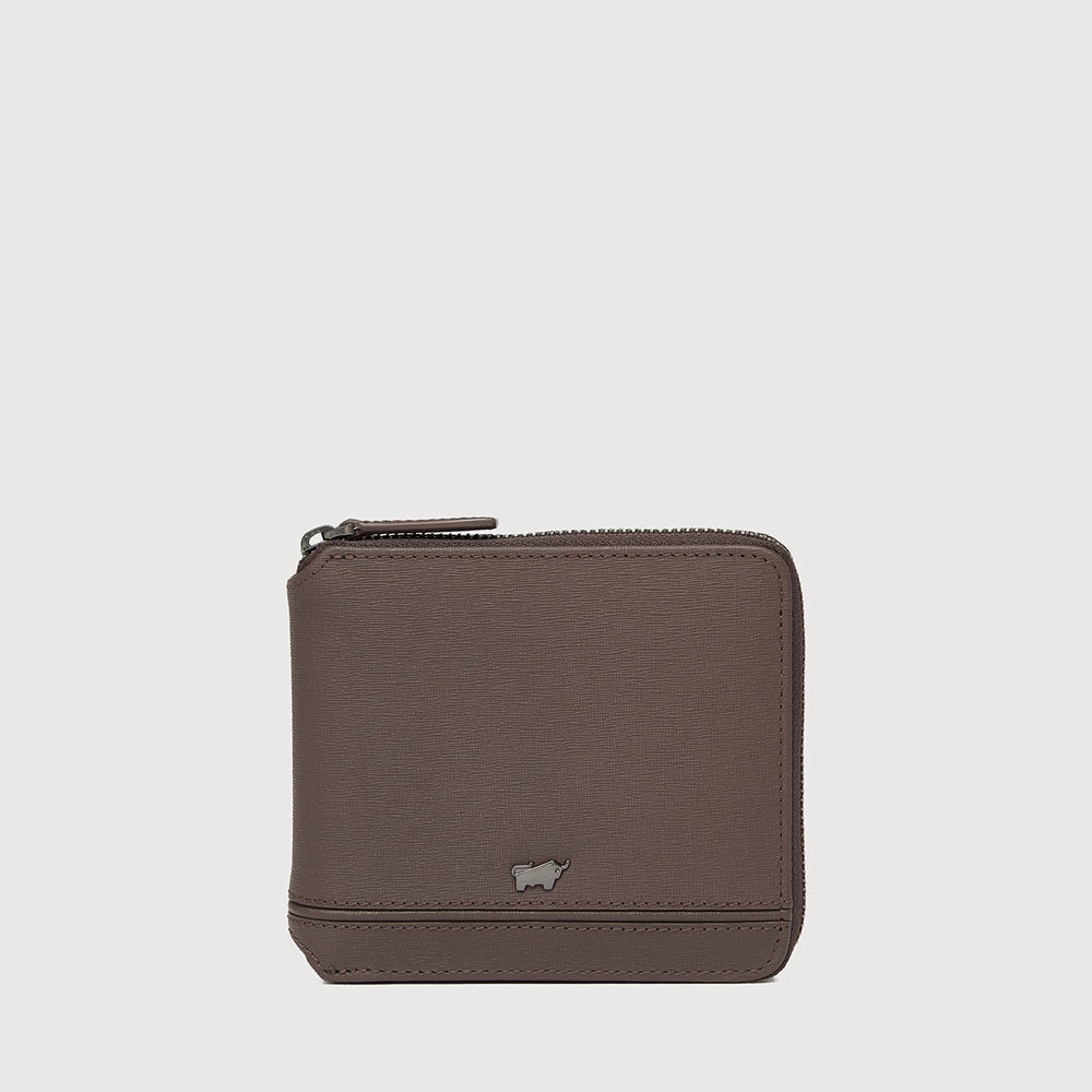 VIKTOR ZIP CENTRE FLAP WALLET WITH COIN COMPARTMENT
