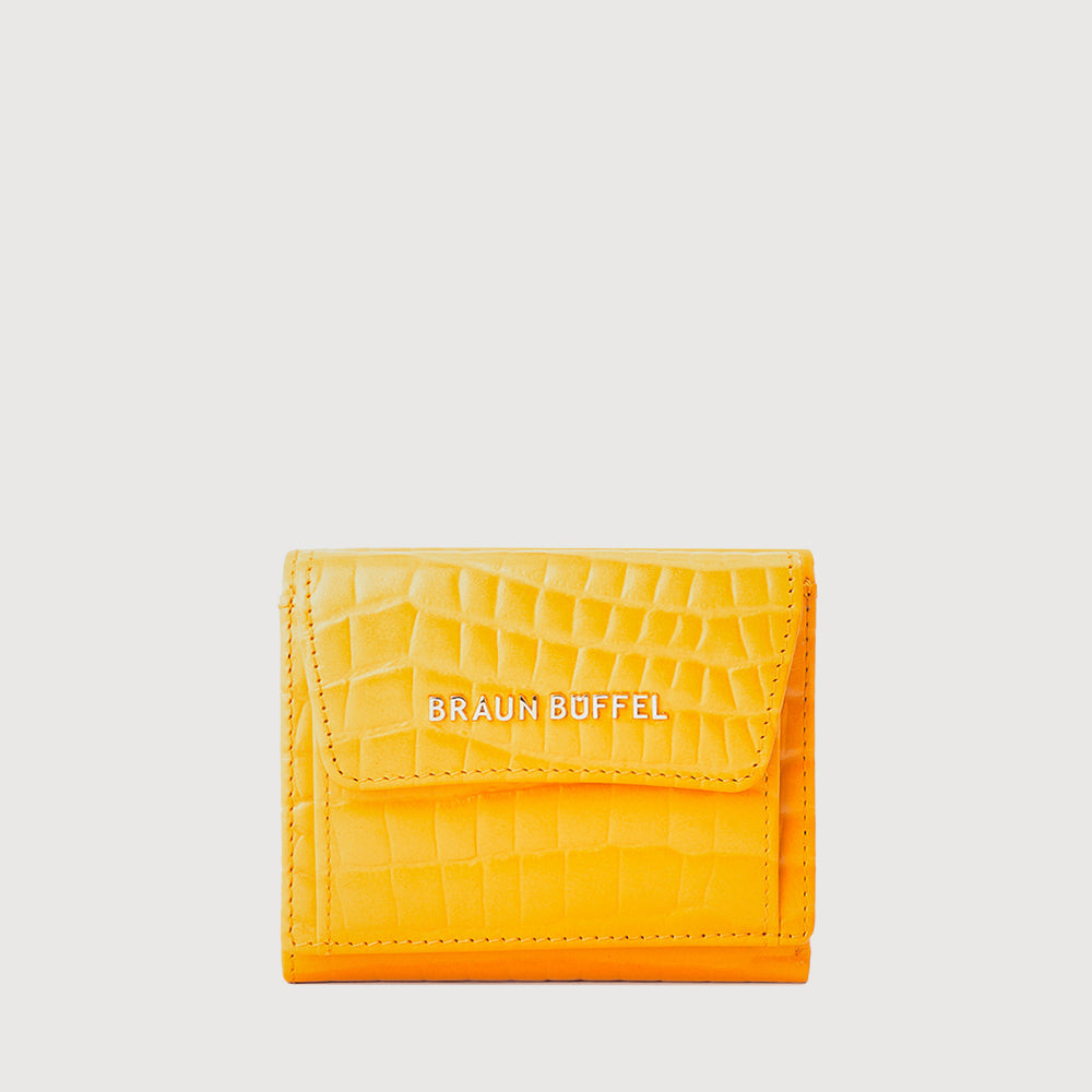 EWIG TRIFOLD SMALL WALLET WITH EXTERNAL COIN COMPARTMENT