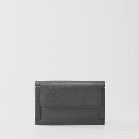 AZURE BIFOLD 3/4 WALLET (V GUSSET)