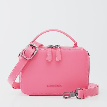 AZURE SMALL CROSSBODY BAG IN LUMINOUS PINK