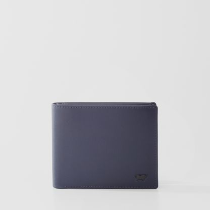 LUCIO 10 CARDS WALLET IN MIDNIGHT BLUE